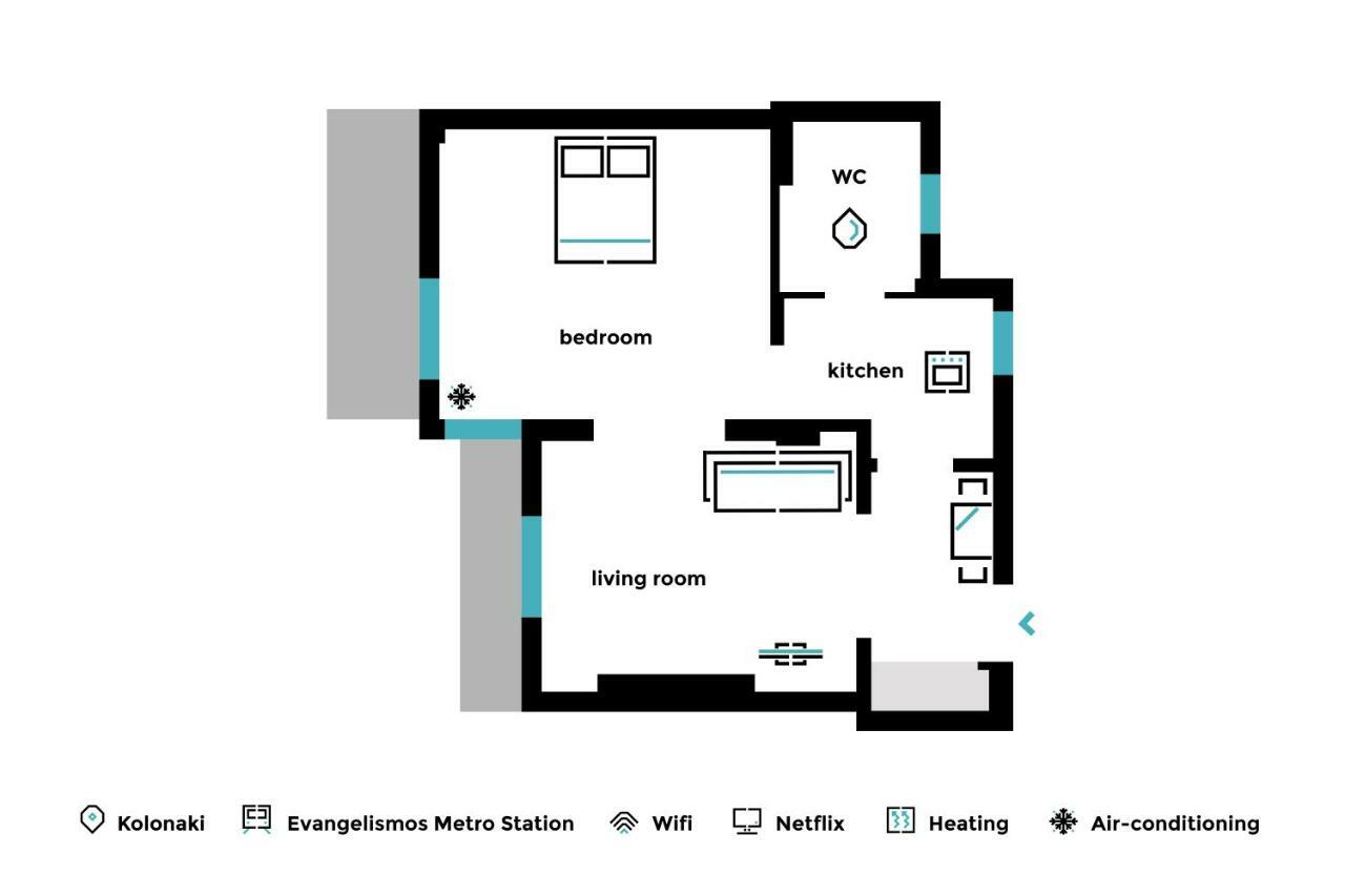 Superb 1Bd Apartment In The Heart Of Kolonaki By Upstreet Athens Exterior photo